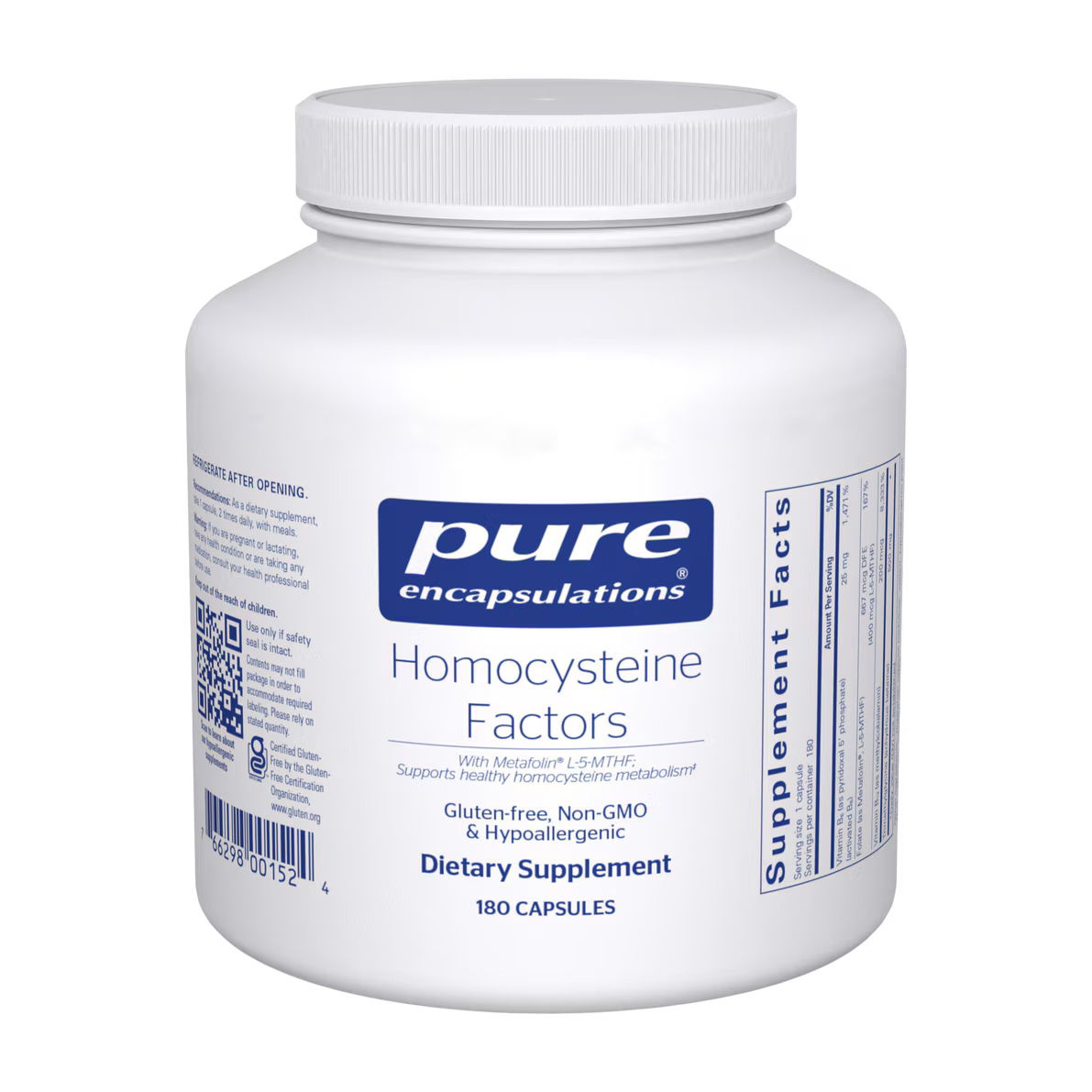 Homocysteine Factors 180 Capsules